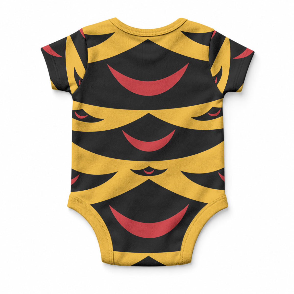 Hawaii Ahu Ula Inspired Baby Onesie Yellow Version