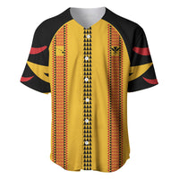 Hawaii Ahu Ula Inspired Baseball Jersey Yellow Version