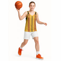 Hawaii Ahu Ula Inspired Basketball Jersey Yellow Version
