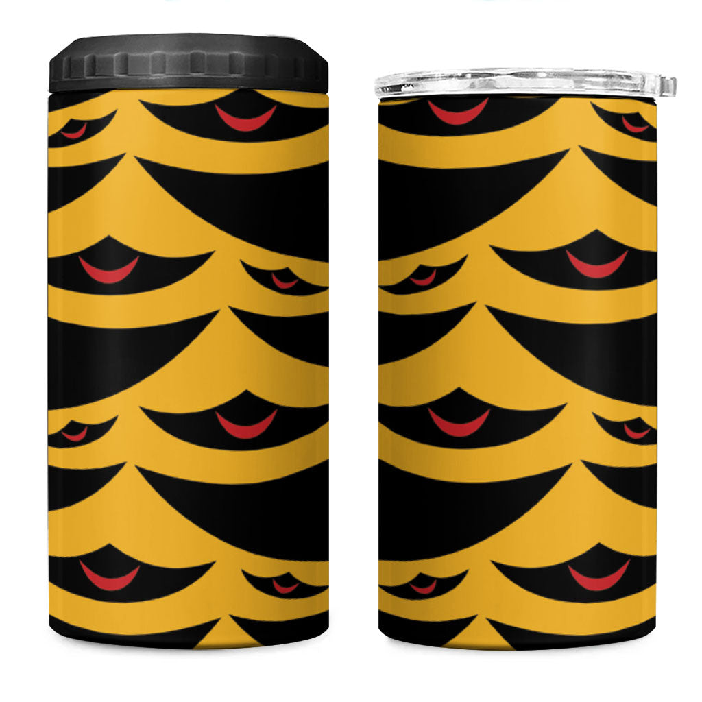 Hawaii Ahu Ula Inspired 4 in 1 Can Cooler Tumbler Yellow Version LT05 One Size: 16 oz Yellow - Polynesian Pride