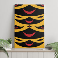 Hawaii Ahu Ula Inspired Canvas Wall Art Yellow Version
