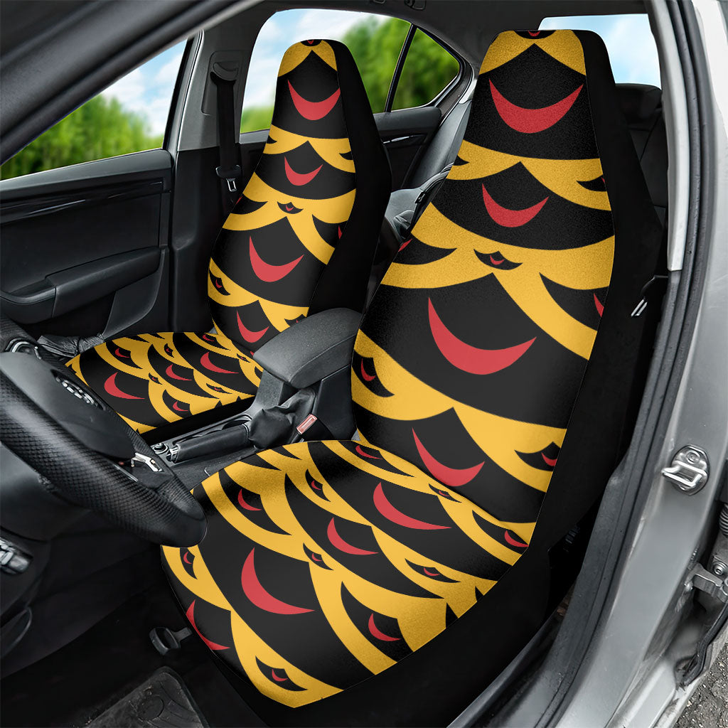 Hawaii Ahu Ula Inspired Car Seat Cover Yellow Version