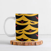 Hawaii Ahu Ula Inspired Ceramic Mug Yellow Version