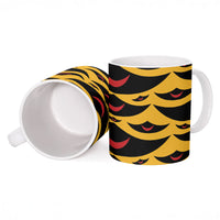 Hawaii Ahu Ula Inspired Ceramic Mug Yellow Version