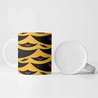 Hawaii Ahu Ula Inspired Ceramic Mug Yellow Version
