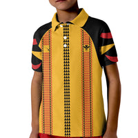 Hawaii Ahu Ula Inspired Kid Polo Shirt Yellow Version