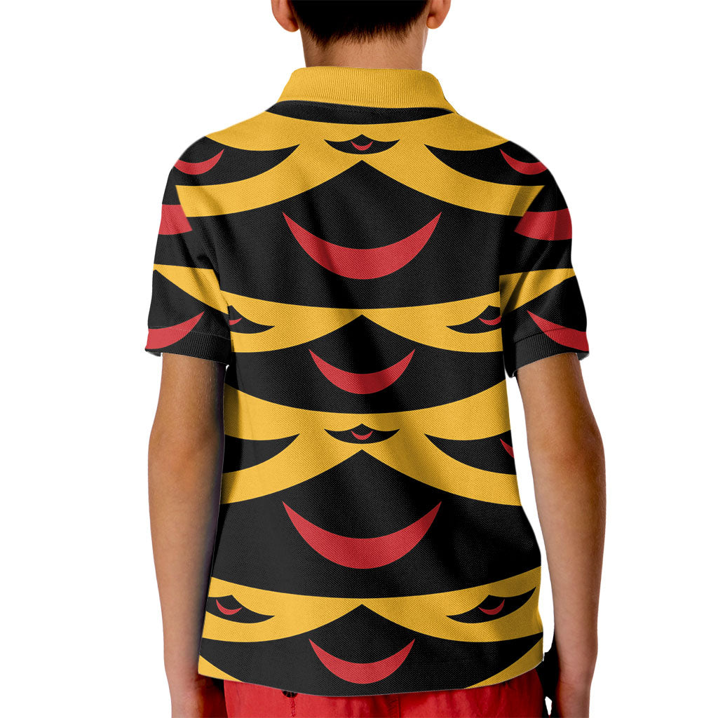 Hawaii Ahu Ula Inspired Kid Polo Shirt Yellow Version