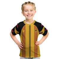 Hawaii Ahu Ula Inspired Kid T Shirt Yellow Version