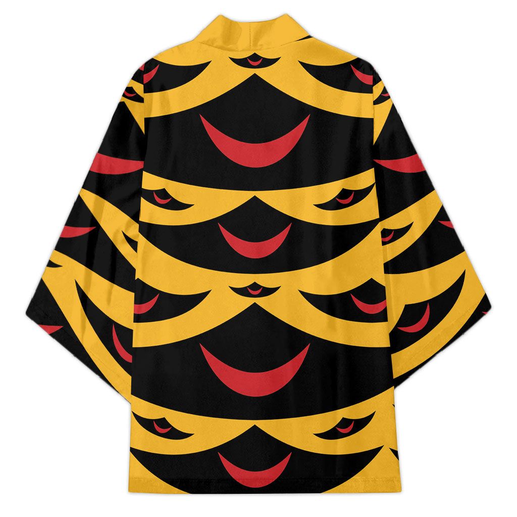 Hawaii Ahu Ula Inspired Kimono Yellow Version