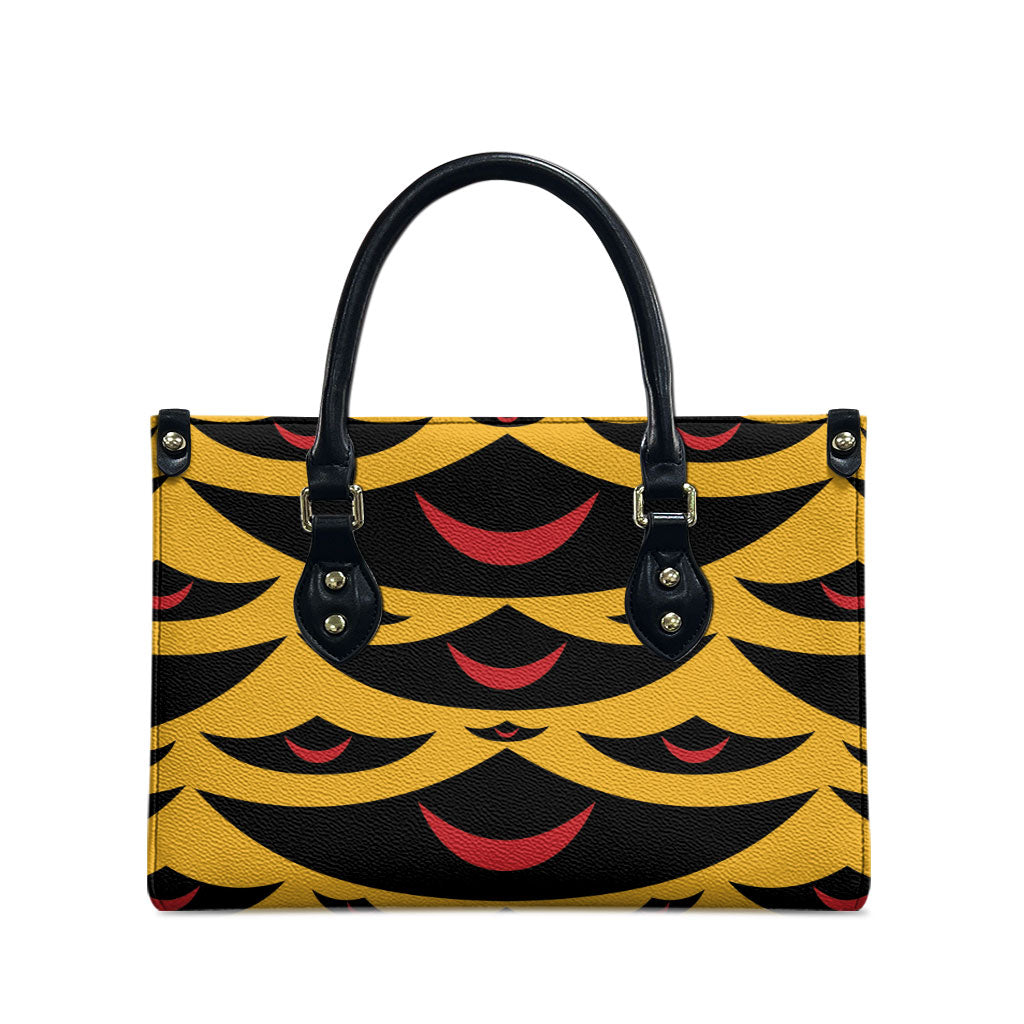Hawaii Ahu Ula Inspired Leather Bag Yellow Version