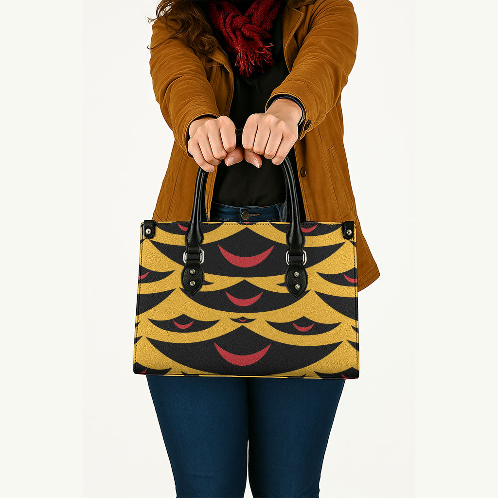 Hawaii Ahu Ula Inspired Leather Bag Yellow Version