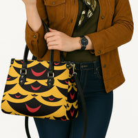 Hawaii Ahu Ula Inspired Leather Bag Yellow Version