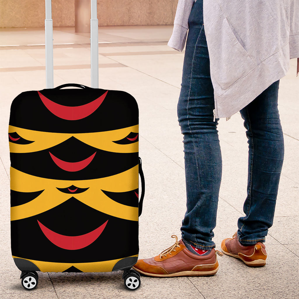 Hawaii Ahu Ula Inspired Luggage Cover Yellow Version LT05 Yellow - Polynesian Pride