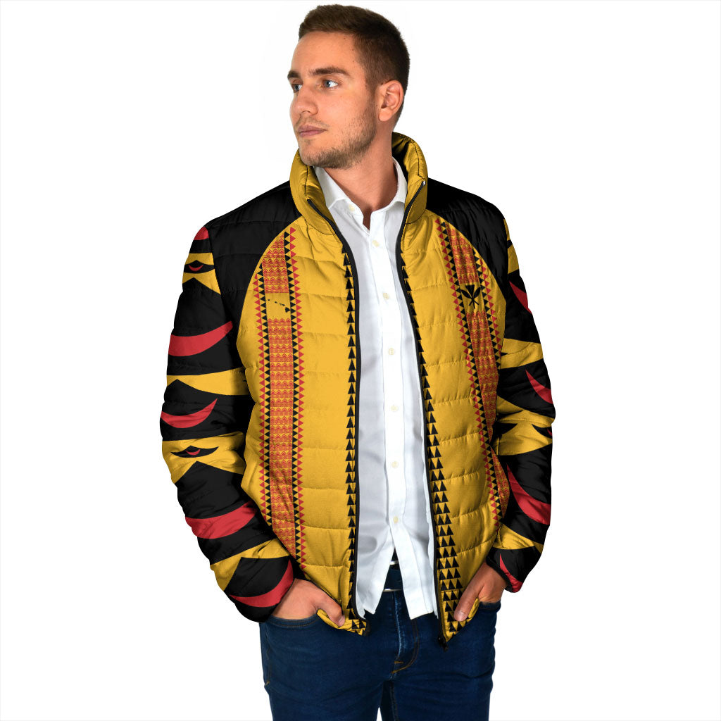 Hawaii Ahu Ula Inspired Padded Jacket Yellow Version