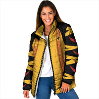 Hawaii Ahu Ula Inspired Padded Jacket Yellow Version