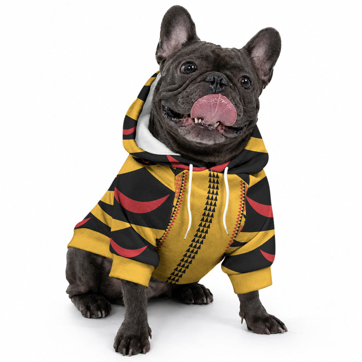 Hawaii Ahu Ula Inspired Pet Hoodie Yellow Version