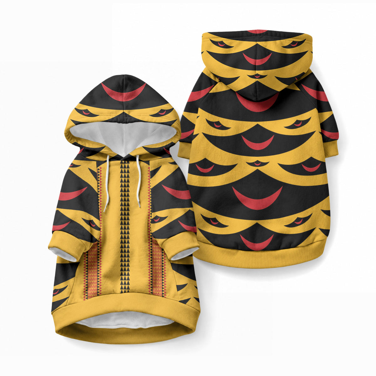 Hawaii Ahu Ula Inspired Pet Hoodie Yellow Version