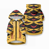 Hawaii Ahu Ula Inspired Pet Hoodie Yellow Version