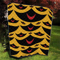 Hawaii Ahu Ula Inspired Quilt Yellow Version