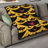 Hawaii Ahu Ula Inspired Quilt Yellow Version