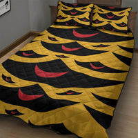 Hawaii Ahu Ula Inspired Quilt Bed Set Yellow Version