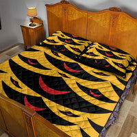 Hawaii Ahu Ula Inspired Quilt Bed Set Yellow Version