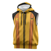 Hawaii Ahu Ula Inspired Sleeveless Zip Hoodie Yellow Version