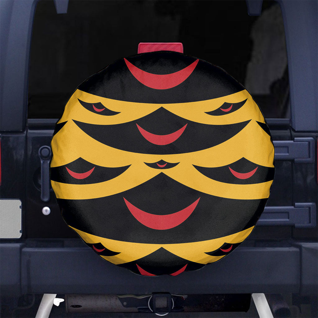 Hawaii Ahu Ula Inspired Spare Tire Cover Yellow Version LT05 No hole Yellow - Polynesian Pride