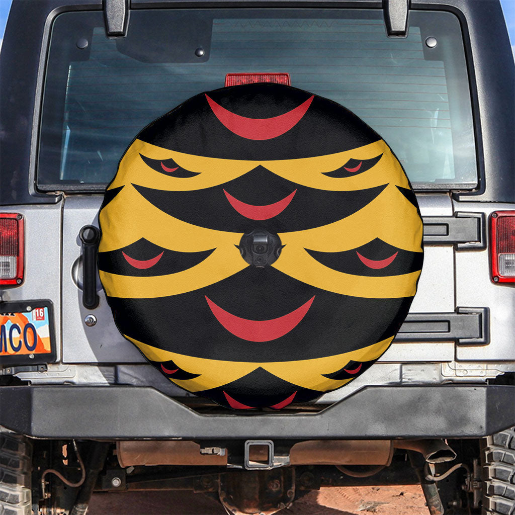 Hawaii Ahu Ula Inspired Spare Tire Cover Yellow Version