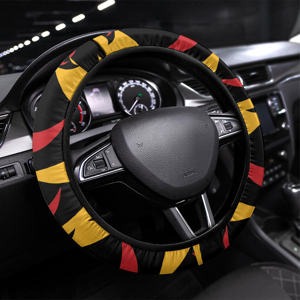 Hawaii Ahu Ula Inspired Steering Wheel Cover Yellow Version