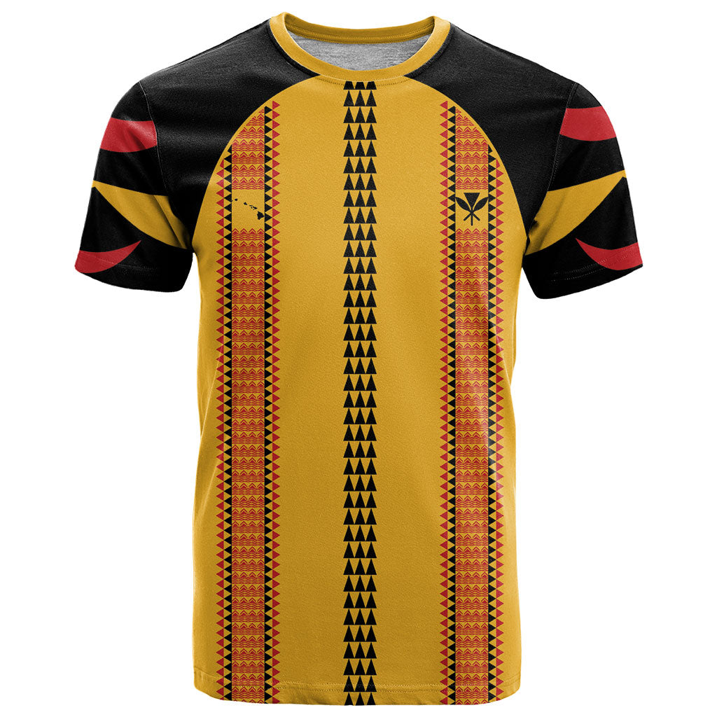 Hawaii Ahu Ula Inspired T Shirt Yellow Version LT05 Yellow - Polynesian Pride