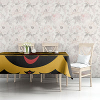 Hawaii Ahu Ula Inspired Tablecloth Yellow Version