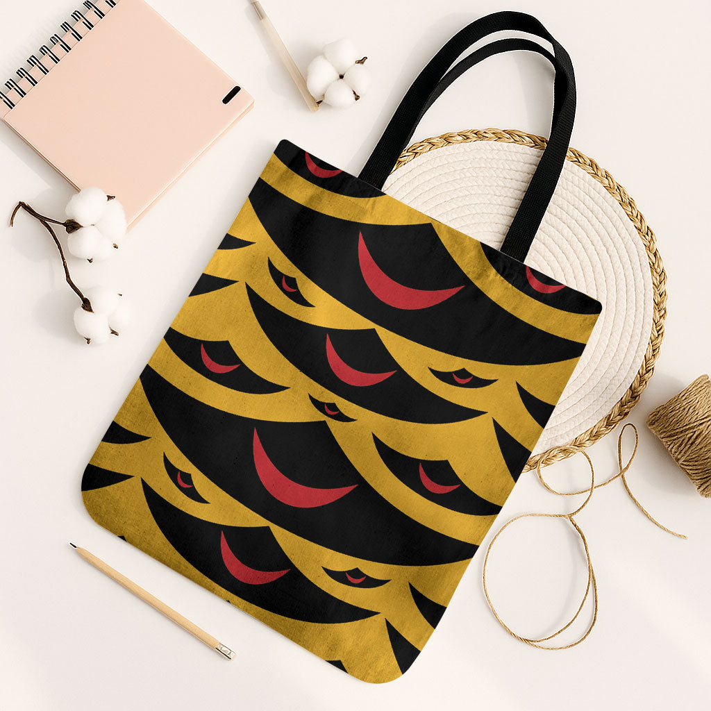 Hawaii Ahu Ula Inspired Tote Bag Yellow Version LT05 Black Strap One Size Yellow - Polynesian Pride