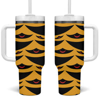 Hawaii Ahu Ula Inspired Tumbler With Handle Yellow Version