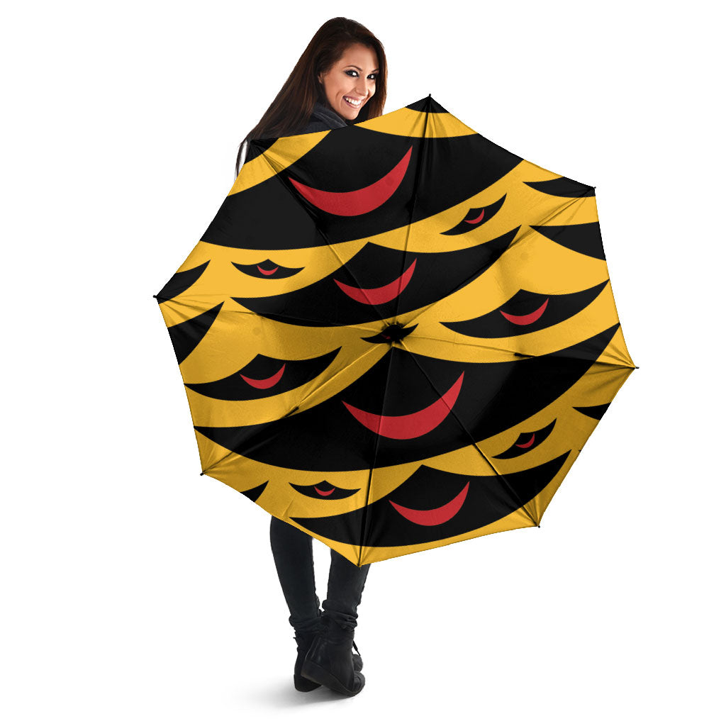 Hawaii Ahu Ula Inspired Umbrella Yellow Version