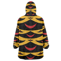Hawaii Ahu Ula Inspired Wearable Blanket Hoodie Yellow Version