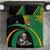 New Zealand And South Africa Rugby Bedding Set 2023 Springboks Combine All Black Silver Fern LT05 Green - Polynesian Pride