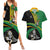 Custom New Zealand And South Africa Rugby Couples Matching Summer Maxi Dress and Hawaiian Shirt 2023 Springboks Combine All Black Silver Fern LT05 Green - Polynesian Pride