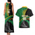 Custom New Zealand And South Africa Rugby Couples Matching Tank Maxi Dress and Hawaiian Shirt 2023 Springboks Combine All Black Silver Fern LT05 - Polynesian Pride