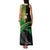 Custom New Zealand And South Africa Rugby Family Matching Tank Maxi Dress and Hawaiian Shirt 2023 Springboks Combine All Black Silver Fern LT05 - Polynesian Pride