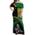 Custom New Zealand And South Africa Rugby Off Shoulder Maxi Dress 2023 Springboks Combine All Black Silver Fern LT05 Women Green - Polynesian Pride