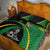 New Zealand And South Africa Rugby Quilt Bed Set 2023 Springboks Combine All Black Silver Fern LT05 - Polynesian Pride