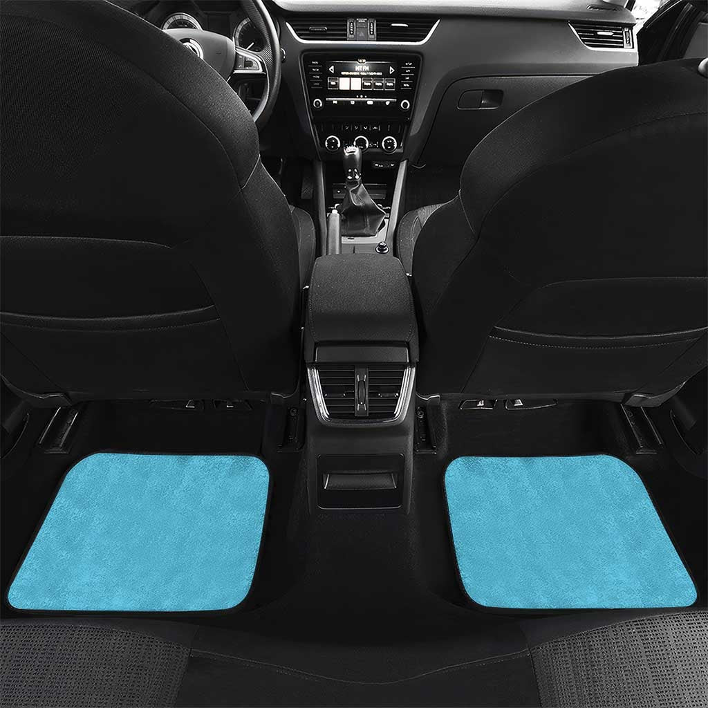 Aloha Hawaii Car Mats Funny Macaw Parrot Tropical Vibe LT05 Set 2pcs - Back Blue - Polynesian Pride