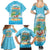 Aloha Hawaii Family Matching Summer Maxi Dress and Hawaiian Shirt Funny Macaw Parrot Tropical Vibe