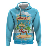 Aloha Hawaii Hoodie Funny Macaw Parrot Tropical Vibe LT05 Pullover Hoodie Blue - Polynesian Pride