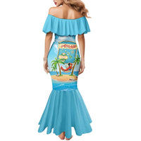 Aloha Hawaii Mermaid Dress Funny Macaw Parrot Tropical Vibe LT05 - Polynesian Pride