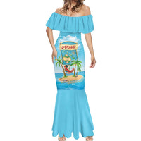 Aloha Hawaii Mermaid Dress Funny Macaw Parrot Tropical Vibe LT05 - Polynesian Pride