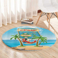 Aloha Hawaii Round Carpet Funny Macaw Parrot Tropical Vibe LT05 - Polynesian Pride