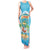 Aloha Hawaii Tank Maxi Dress Funny Macaw Parrot Tropical Vibe