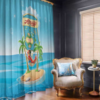 Aloha Hawaii Window Curtain Funny Macaw Parrot Tropical Vibe LT05 - Polynesian Pride